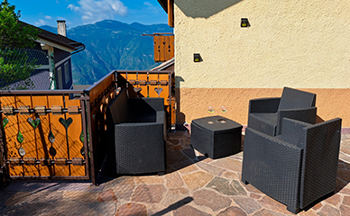 nadia haus terrazzo vista montagne s